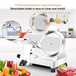 10-Inch Electric Meat Slicer with Adjustable Thickness