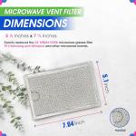GE Microwave Grease Filter Replacement 2-Pack