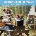 Portable Countertop Ice Maker with Self-Cleaning Feature