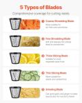 VEVOR Electric Cheese Grater and Salad Shooter