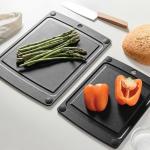 All-In-One Non-Slip Cutting Board, Slate/Black