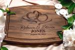 Engraved Personalized Cutting Board for Couples