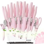22-Piece German Stainless Steel Kitchen Knife Set