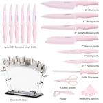 22-Piece German Stainless Steel Kitchen Knife Set