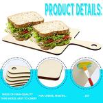 16 Pack Wooden Cutting Boards with Handles