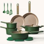 CAROTE 18-Piece Nonstick Induction Cookware Set