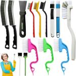 14-Piece Crevice Cleaning Brush Set for Kitchen and Bathroom