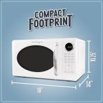 Nostalgia Retro 0.7 Cu Ft Microwave Oven - White