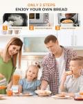 25-in-1 Bread Maker with Nut and Yeast Dispensers