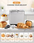 25-in-1 Bread Maker with Nut and Yeast Dispensers