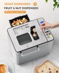 25-in-1 Bread Maker with Nut and Yeast Dispensers