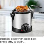 Chefman Deep Fryer with Removable Basket and Temperature Control
