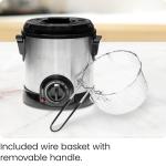 Chefman Deep Fryer with Removable Basket and Temperature Control