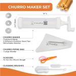 KneadEat Churro Maker Kit with Piping Bag