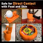 Food Safe 3D Printing Filament - Orange, 1kg