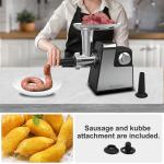 Powerful Electric Meat Grinder with Sausage Maker Kit