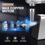 Powerful Electric Meat Grinder with Sausage Maker Kit