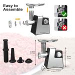 Powerful Electric Meat Grinder with Sausage Maker Kit