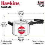 Hawkins 4 Litre Classic Induction Pressure Cooker