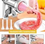 Manual Meat Grinder for Homemade Sausage and Burgers