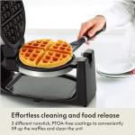 Bella Classic Rotating Belgian Waffle Maker, Stainless Steel