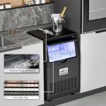 YITAHOME Commercial Ice Maker with 17lbs Bin