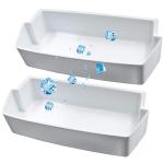 2 Pack Refrigerator Door Shelf Bin for Whirlpool