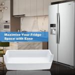 2 Pack Refrigerator Door Shelf Bin for Whirlpool