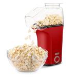 DASH Red Hot Air Popcorn Popper with Measuring Cup