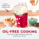 DASH Red Hot Air Popcorn Popper with Measuring Cup