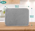 GeeRic Super Absorbent Microfiber Dish Drying Mat