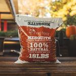 recteq Mesquite Hardwood Grilling Cooking Pellet Barbecue BBQ Grill Smoker Blend, 18 Pound Bag