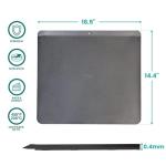 Baker's Secret 1pc Insulated Cookie Sheet Cookie Tray 16" x 14", Carbon Steel Insulated Double Wall, for Baking Roasting Cooking, Dishwasher Safe Home Baking Supplies PFOA, PFOS, PFAS, PTFE free