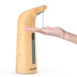 Greatmay Convenient Automatic Soap Dispenser,4 Adjustable Levels Touchless Hand Sanitizer Pump with Infrared Sensor, 400 ml Countertop Electric Soap Dispenser for Bathroom,Kitchen