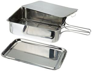 ExcelSteel Stainless Steel Stovetop Smoker - Medium