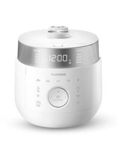 CUCKOO 6-Cup Uncooked / 12-Cup Cooked Induction Heating Twin Pressure Rice Cooker, 16 Menu Modes, Multi-Language Voice Guide, Versatile Grain Multi-Cooker & Pressure Cooker (CRP-LHTR0609FW)