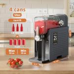 WIZAURA Slushie Machine, Slushy for Home No Ice Need, Large Capacity Professional Frozen Drink Maker & Margarita Machine, 6 Presets for Milkshakes, Frappés, Slush, Ice Cream. Black