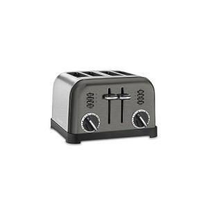 Cuisinart CPT-180BKS Classic 4-Slice Toaster, Black/Stainless Steel