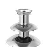 Chocolate Fountain,4 Tier Chocolate Fondue Fountain Electric Melting Machine with Temperature Control,Chocolate Fountain Machine for Chocolate Candy Butter Cheese and More - 60-Ounce - Silver