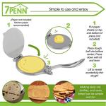 7Penn Aluminum Tortilla Press 6in - Corn Tortilla Press Roti Maker Flour Tortillas Presser Chapati, Roti, Naan, Tacos
