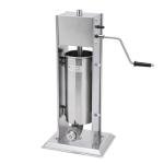 Commercial Manual Churros Maker, 1.32 Gal Stainless Steel Countertop Latin Fruit Machine, Vertical Churro Machine with 3 Dies & 4 Nozzles for Home Restaurants Cafeterias Bakeries