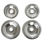 GE 6" and 8" Chrome Drip Pan Kit