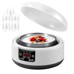 36 Hour Yogurt Maker,1.2L Automatic Digital Yoghurt Maker Machine,Lcd Display with Constant Temperature,Multi-Function Probiotic Yogurt Maker with Temperature Control (white)