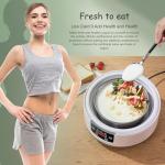 36 Hour Yogurt Maker,1.2L Automatic Digital Yoghurt Maker Machine,Lcd Display with Constant Temperature,Multi-Function Probiotic Yogurt Maker with Temperature Control (white)