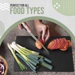 Crown Display Disposable Cutting Boards for Kitchen 50 Count Black Cutting Board 10 Inch X 13.5 Inch Flexible Cutting Boards For Kitchen ~ Patent Pending ~ Recyclable Disposable Cutting Board Sheets
