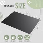 Crown Display Disposable Cutting Boards for Kitchen 50 Count Black Cutting Board 10 Inch X 13.5 Inch Flexible Cutting Boards For Kitchen ~ Patent Pending ~ Recyclable Disposable Cutting Board Sheets