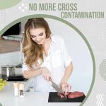 Crown Display Disposable Cutting Boards for Kitchen 50 Count Black Cutting Board 10 Inch X 13.5 Inch Flexible Cutting Boards For Kitchen ~ Patent Pending ~ Recyclable Disposable Cutting Board Sheets