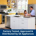 GE 6" and 8" Chrome Drip Pan Kit