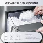 Large Capacity Ice Makers Countertop One-Click Operation Self-Cleaning Portable Ice Maker 41lbs/24H with There is A Detachable 3L Water Tank Ice Machine for Home,Bar,Office