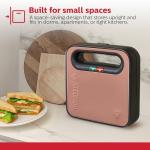 Holstein Housewares, 2-Sice Sandwich Griddle, Non-Stick Panini Press & Breakfast Sandwich Maker, Easy Clean Up. Perfect for Cooking Breakfast, Crispy Grilled Cheese, Savory paninis & Sandwiches